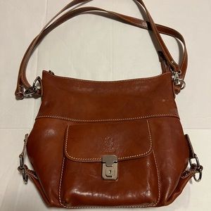 Vera Pelle brown leather purse